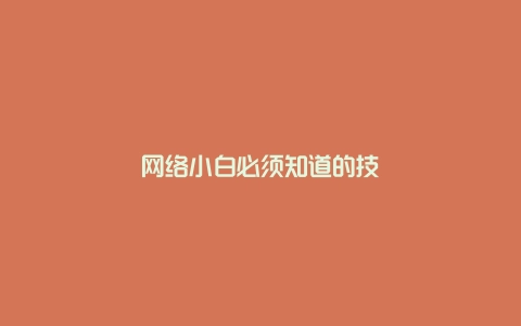 网络小白必须知道的技术用语-拒绝服务攻击是什么？